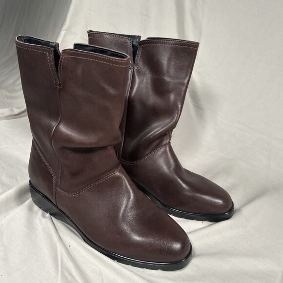 La Canadienne Booties , Sz US W 8, Brown leather - Picture 1 of 9